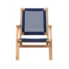 Patio Sense 63634 Vega Natural Stain Outdoor Chair Acacia Wood