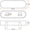 JCP 10 x Brown Window Drainage Cover Caps Weep Hole