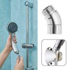ECSiNG Handheld Shower Head Elbow Adapter G1/2" Shower Connector 45