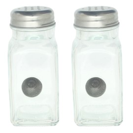 Bowls Ball Salt and Pepper Glass Shakers Screw Top Cutlery for Home, Restaurant, Cafe GSP 459