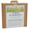 Meditation cushion with buckwheat