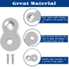 Ojeemii 30PCS Figure 8 Fastener with Screws, Heavy Duty Table