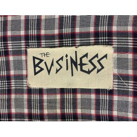 The Business Logo DIY Patch- Punk Crust Black Flag Off Leftover Crack Oi