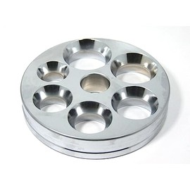 Extra Large Depressions Reducing Plate for Ring Stretchers Dbl Sided Coin Ring
