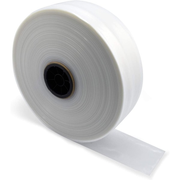 5" x 2 mil Clear Eco-Manufactured Plastic Tubing (Roll of 3,000')