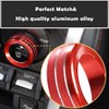 4 Pieces Central Control Knob of Air Conditioning Decoration Ring