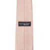 tiemart Solid Color Necktie (Blush Pink)