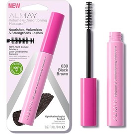 Almay Volume & Conditioning Mascara, Hydrating All Day Wear, 30 Black Brown, 0.27 fl oz.