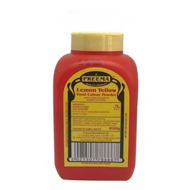 Preema Lemon Yellow Food Colour Powder 500g Bottle