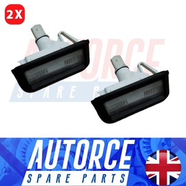 AUTORCE 2X Rear Number Plate Lamp Left and Right For PEUGEOT Expert Partner (2007 - Onwards) 6340G7, 6340.G7, 6340 G7