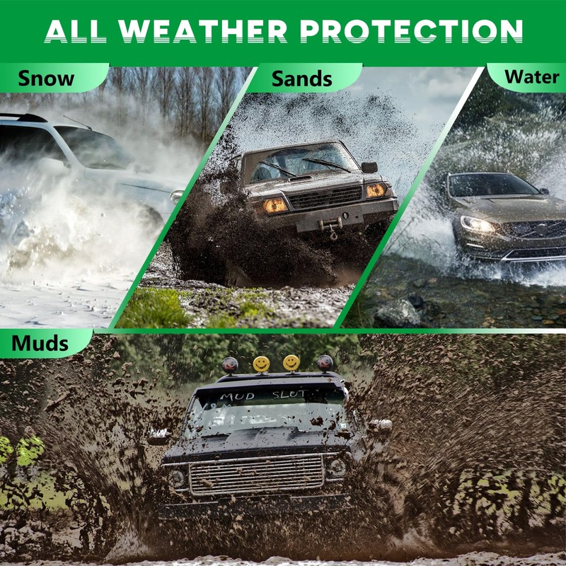 Norand Mud Flaps for Tacoma 2024 2025 Mud Guards Splash