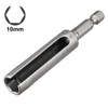 sourcing map 10mm Nut Driver, 1/4" Quick-Change Hex Shank Slotted