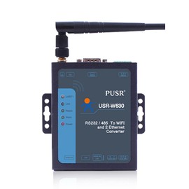 PUSR Industrial WiFi to 2 Ports Ethernet to Serial Converter Supports modbus RTU to TCP rs232 rs485 to WiFi ethernet Server USR-W630