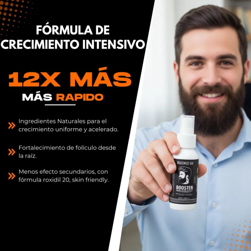 Tónico Maximus 20% Anticaída Para Crecer Barba Y Cabello