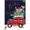 Jonny Javelin Brother Christmas Card - Special Brother - Car