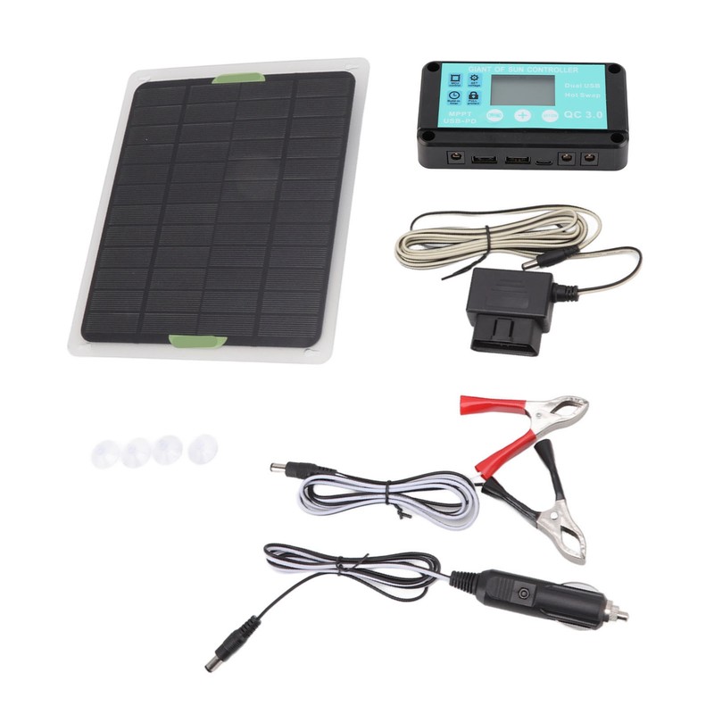 5W Monocrystalline Silicon Solar Panel 18V 50A MPPT Charge Controller