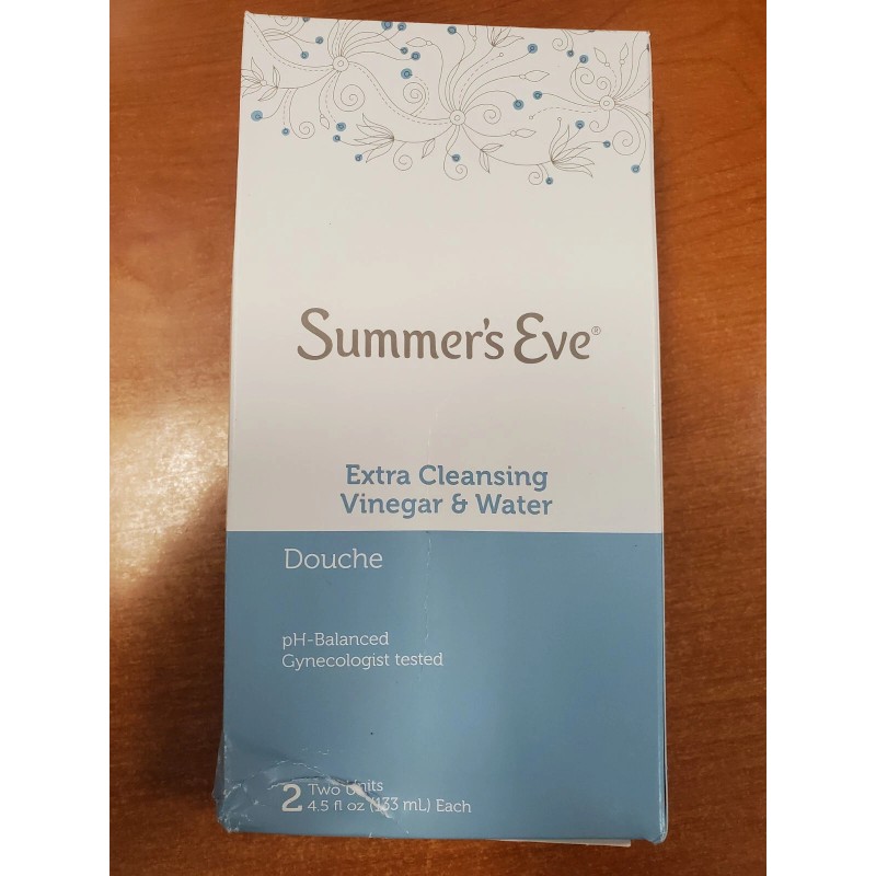12 Summer's Eve Vaginal Douche Vinegar/Water 4.5oz (3 pks of