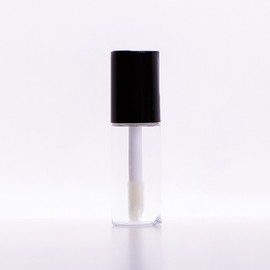 Portable Lip Gloss Tint Empty Cosmetic Dispensing Container 3ml Black Tint Empty Bottle - 3ml 15ea