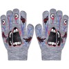 Polar Wear Boys Scary Skeleton Monster Knit Glove Set For
