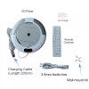 9H Portable CD Player with Bluetooth, FM Radio, Wall Mounted