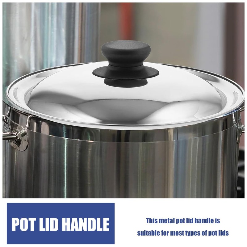 Pack of 2 Pot Lid Handles, Pot Lid Knobs, Universal