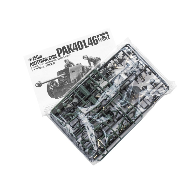 Tamiya Models German 75mm Pak 40/L46 ATG Model Kit