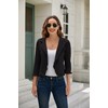 Womens Casual Work Office Blazer Open Front Cardigan Jacket Bolero