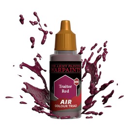 The Army Painter Warpaints Air Traitor Red - Non-Toxic Water Based Airbrush paint – acrylic paint and primer for Tabletop Roleplaying, Boardgames, and Wargames Miniature Model Painting