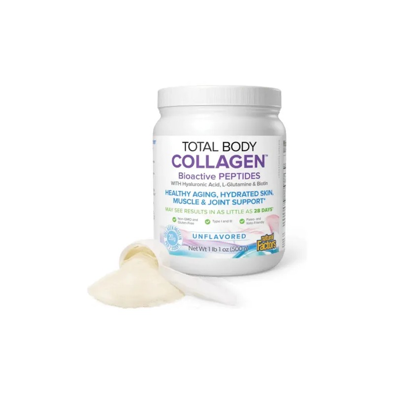 Totalbody Colageno Polvo Peptidos Bioactivos Natural Factors Sin Sabor