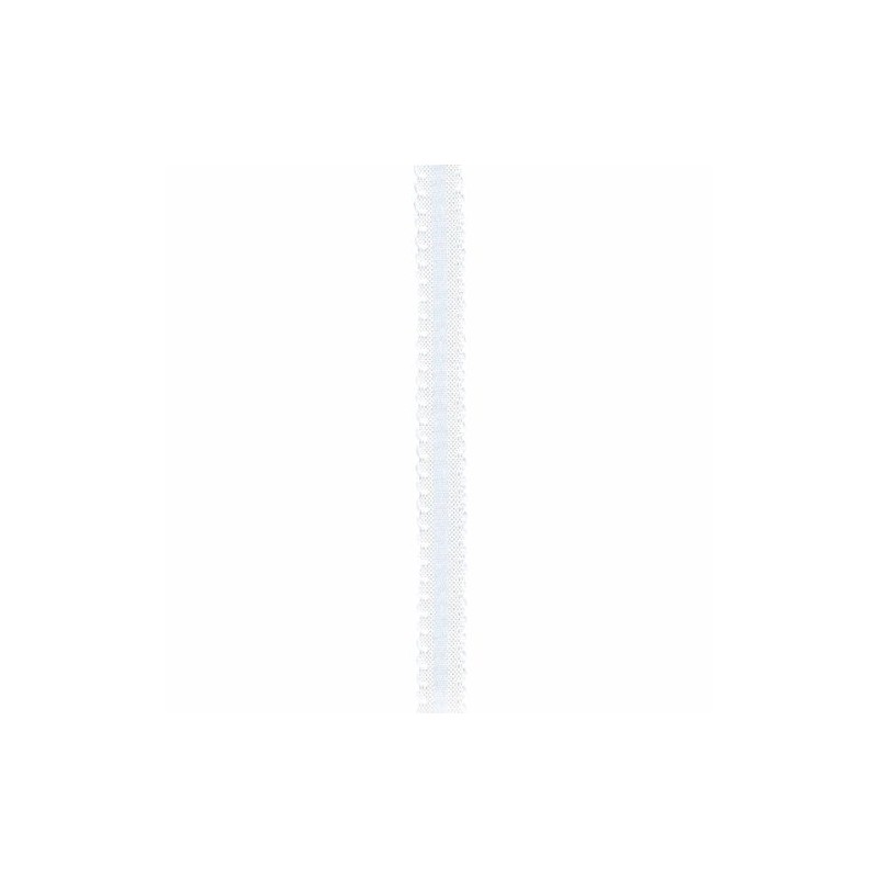 Offray, White Scalloped Edge Craft Ribbon, 3/8-Inch x 9-Feet