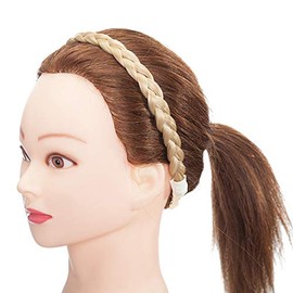 Hair extension, braided headband, braided hairpiece, bun scrunchie with hair, straight bun, hairdos for women