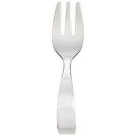 Takakuwa Metal Baby Fork, Silver, Size: Approx. W3.7 inches (9.5 cm), 004553