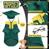 Huhumy 5 Pcs Dog Graduation Costume Set Include 2025 Pet
