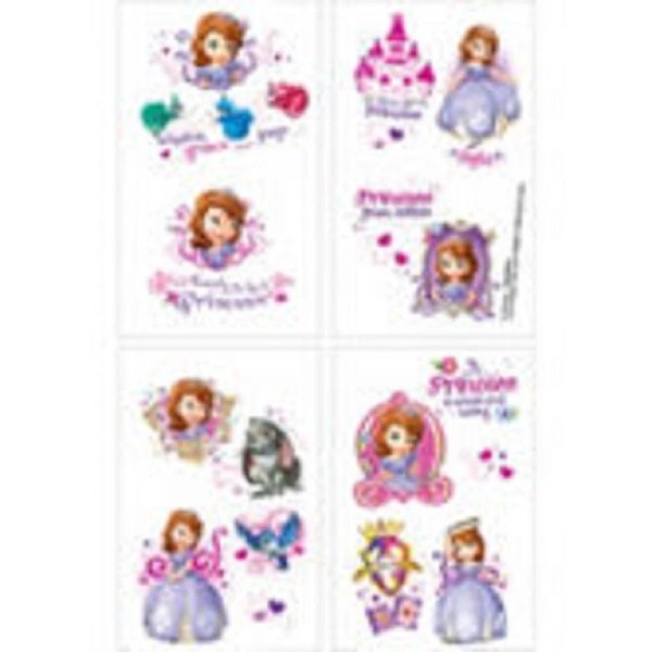 Sofia The First 2 Packs Of Sofia the First Tattoos