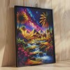 Desert Mirage Landscape Jigsaw Puzzle，Desert Camel Rainbow Stream 1000 Pieces