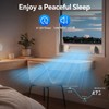 shinic Window Fan with Reversible Airflow, 4 Speeds, Thermostat Remote