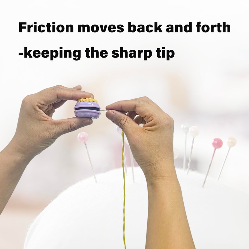 1 Pcs Macaron Multifunction Needle Sharpener,Sharp Sharpener Tool,Sewing Notions,Pin Sharpeners