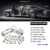 ZIYO 15 Bulbs Deluxe White Interior LED Light Kit For