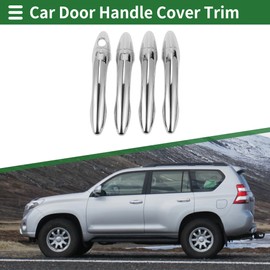 Motoforti Smart Car Door Handle Cover Trim, Side Door Handle Cover, for KIA Optima K5 2011-2015, ABS Silver Tone 1 Set