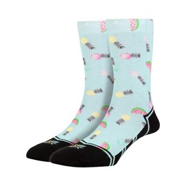 LUF SOX Classics Enolena Socks for Men and Women, Unisex Size 36-40 and 41-46, Multi-Colour, Heel and Toe Lightly Padded, Multi-Coloured