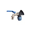 Wall Plate Bracket with Ball Outlet Valve for PE Pipe
