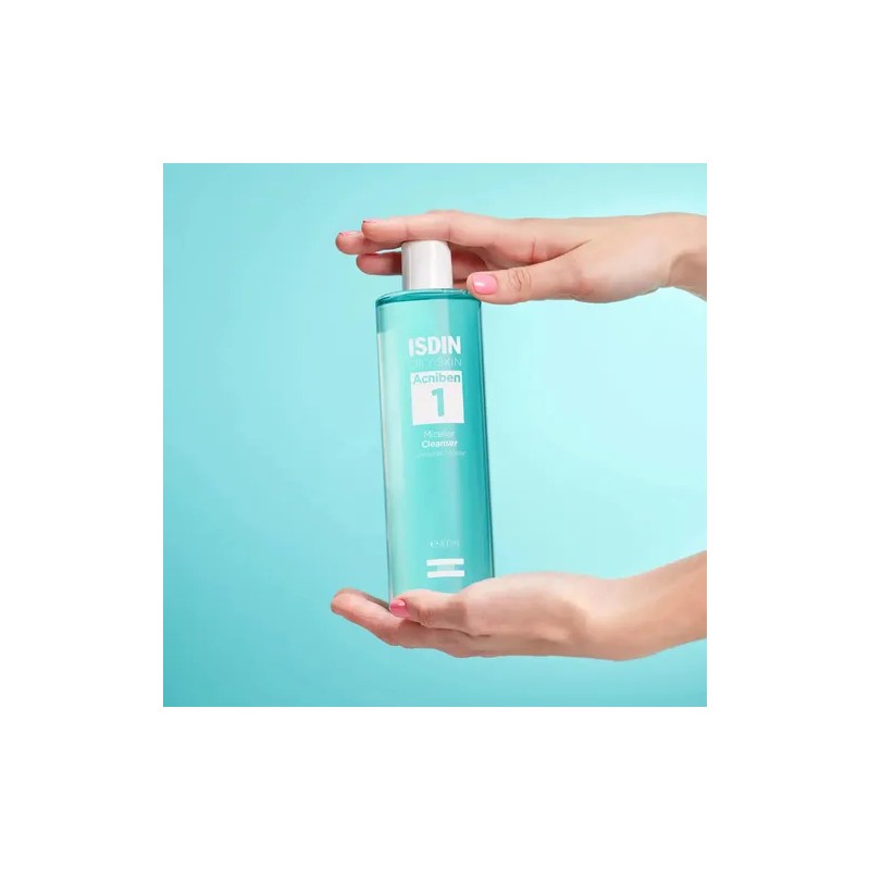 Limpiador Desmaquillante Facial Micellar Cleanser Acniben 400Ml Isdin