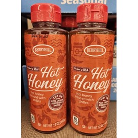 Berry-hill Hot Honey Infused with Chilies 12oz 340g (Two Bottles)