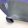 Hanakanzashi Hand Fan, Silk, Men's, Includes Fan Holder, Fan Bag