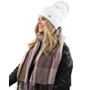 Alur Women's Beanie Winter Hat Knitted Hat with Bobble -