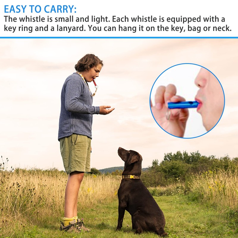 Aluminum Alloy Survival Whistle, Extra Loud Aluminum Whistle with 7