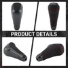 CARBBIA Shift Knob Carbon Fiber Leather Automatic Gear Shift Knob