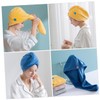 BIUDECO 2pcs Quick Dry Hair Towel Caps Absorbent Hair Wraps