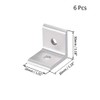sourcing map Inside Corner Bracket for 3030 Series Aluminum Extrusion