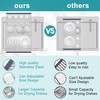 BBXTYLY Extra Large Expandable Roll Up Dish Drying Rack,Over The